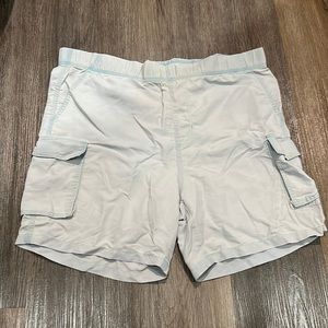 faded stussy cargo shorts
